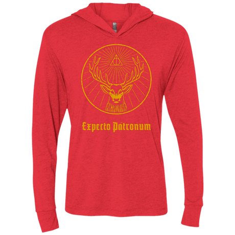 T-Shirts Vintage Red / X-Small Patronumeister House Triblend Long Sleeve Hoodie Tee