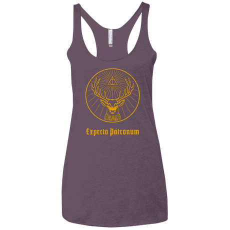 T-Shirts Vintage Purple / X-Small Patronumeister House Women's Triblend Racerback Tank