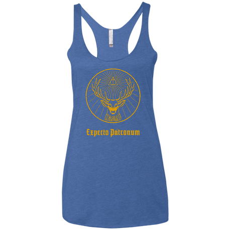 T-Shirts Vintage Royal / X-Small Patronumeister House Women's Triblend Racerback Tank