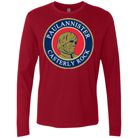 T-Shirts Cardinal / Small Paulannister Men's Premium Long Sleeve