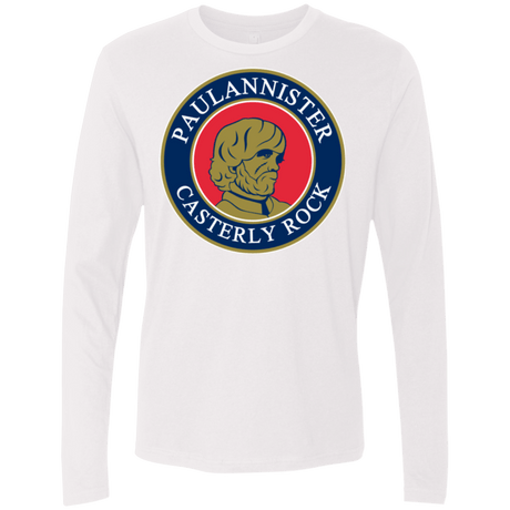 T-Shirts White / Small Paulannister Men's Premium Long Sleeve