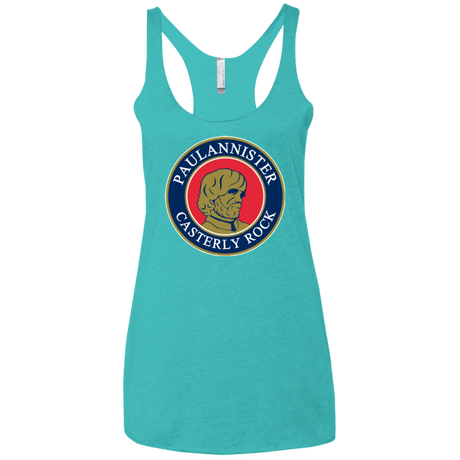 T-Shirts Tahiti Blue / X-Small Paulannister Women's Triblend Racerback Tank