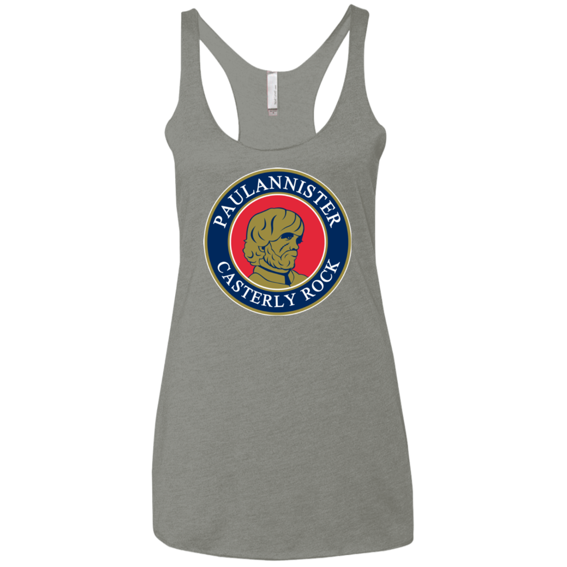 T-Shirts Venetian Grey / X-Small Paulannister Women's Triblend Racerback Tank