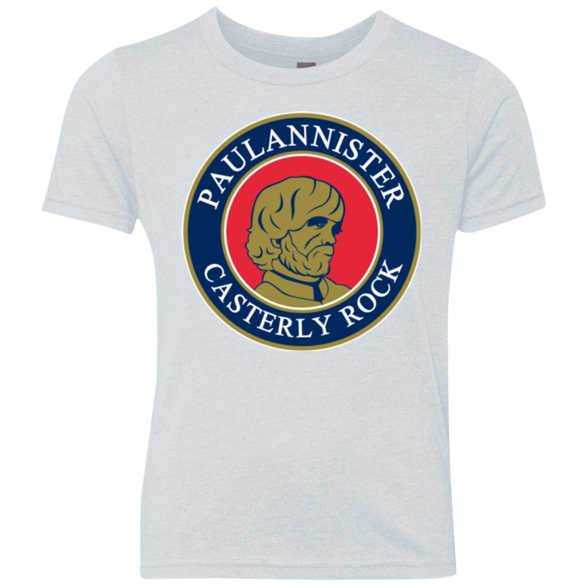 T-Shirts Heather White / YXS Paulannister Youth Triblend T-Shirt