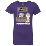 T-Shirts Purple Rush / YXS Peanut Wars 2 Girls Premium T-Shirt
