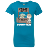 T-Shirts Turquoise / YXS Peanut Wars 2 Girls Premium T-Shirt
