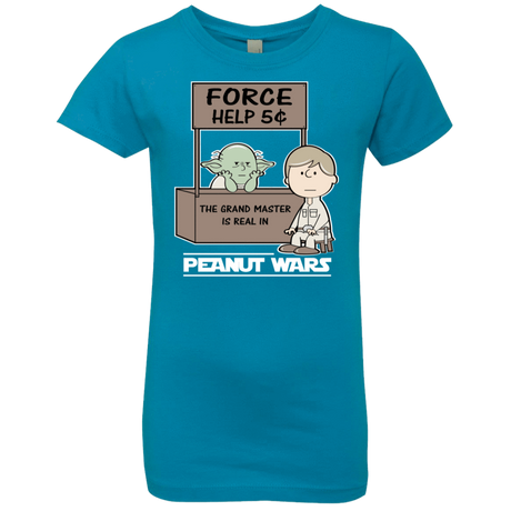 T-Shirts Turquoise / YXS Peanut Wars 2 Girls Premium T-Shirt