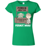 T-Shirts Irish Green / S Peanut Wars 2 Junior Slimmer-Fit T-Shirt