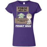 T-Shirts Purple / S Peanut Wars 2 Junior Slimmer-Fit T-Shirt