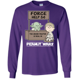 T-Shirts Purple / S Peanut Wars 2 Men's Long Sleeve T-Shirt