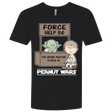T-Shirts Black / X-Small Peanut Wars 2 Men's Premium V-Neck