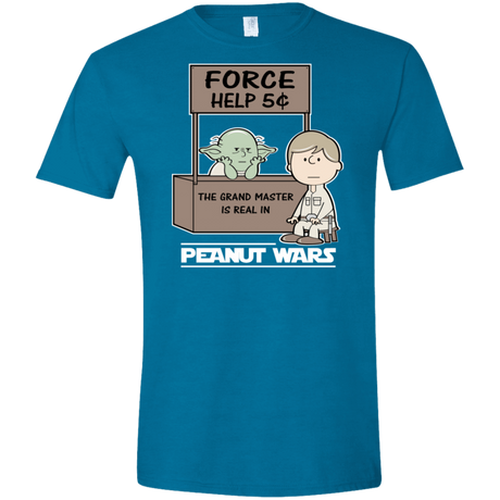 T-Shirts Antique Sapphire / S Peanut Wars 2 Men's Semi-Fitted Softstyle