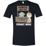 T-Shirts Black / X-Small Peanut Wars 2 Men's Semi-Fitted Softstyle
