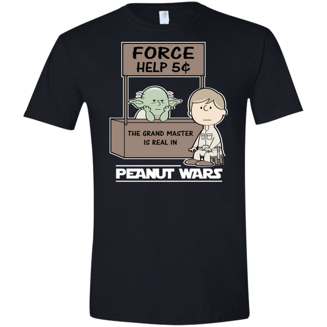 T-Shirts Black / X-Small Peanut Wars 2 Men's Semi-Fitted Softstyle