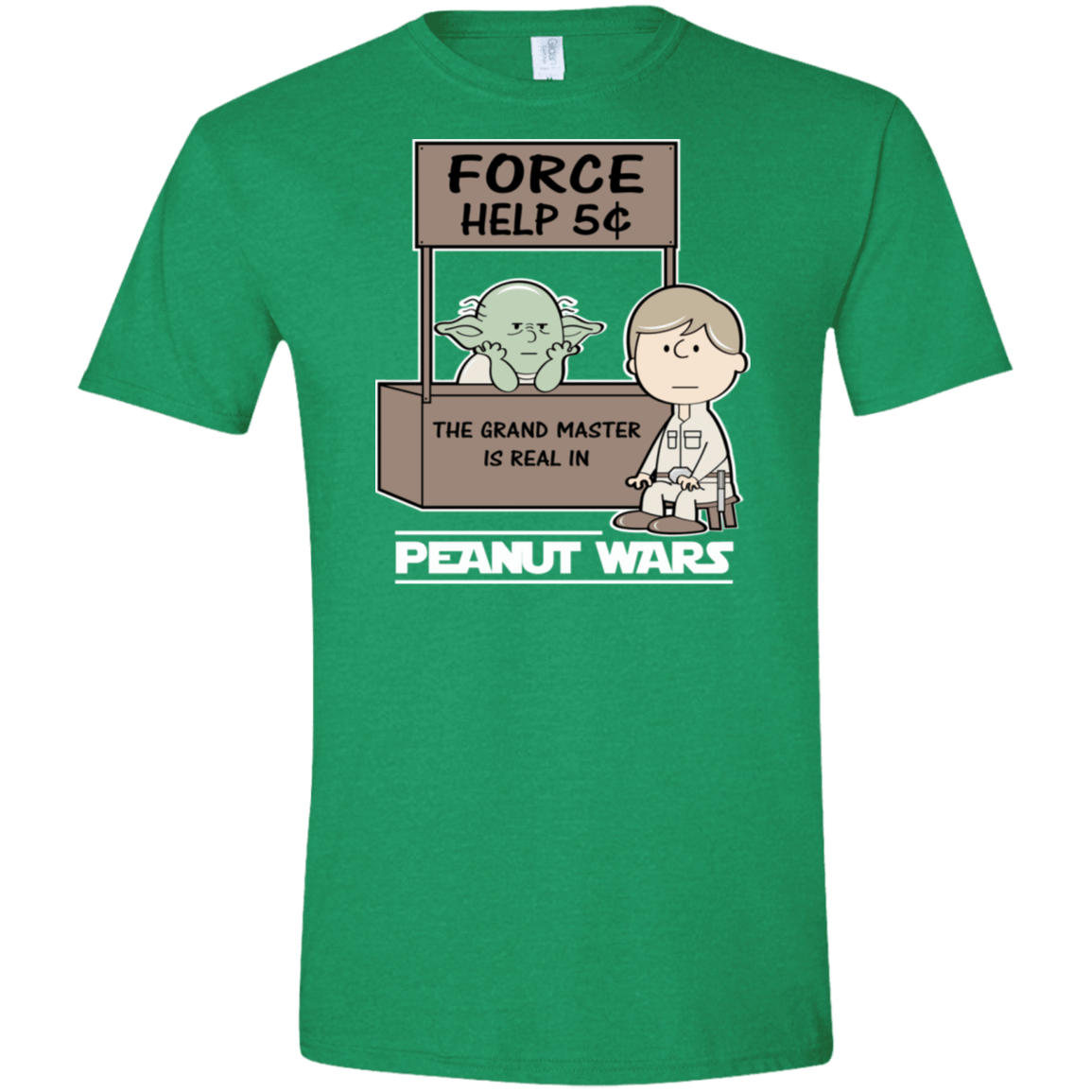 T-Shirts Heather Irish Green / S Peanut Wars 2 Men's Semi-Fitted Softstyle