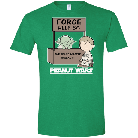 T-Shirts Heather Irish Green / S Peanut Wars 2 Men's Semi-Fitted Softstyle