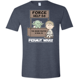 T-Shirts Heather Navy / S Peanut Wars 2 Men's Semi-Fitted Softstyle