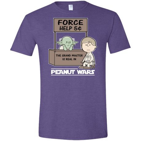 T-Shirts Heather Purple / S Peanut Wars 2 Men's Semi-Fitted Softstyle