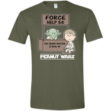 T-Shirts Military Green / S Peanut Wars 2 Men's Semi-Fitted Softstyle