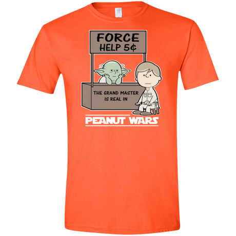 T-Shirts Orange / S Peanut Wars 2 Men's Semi-Fitted Softstyle