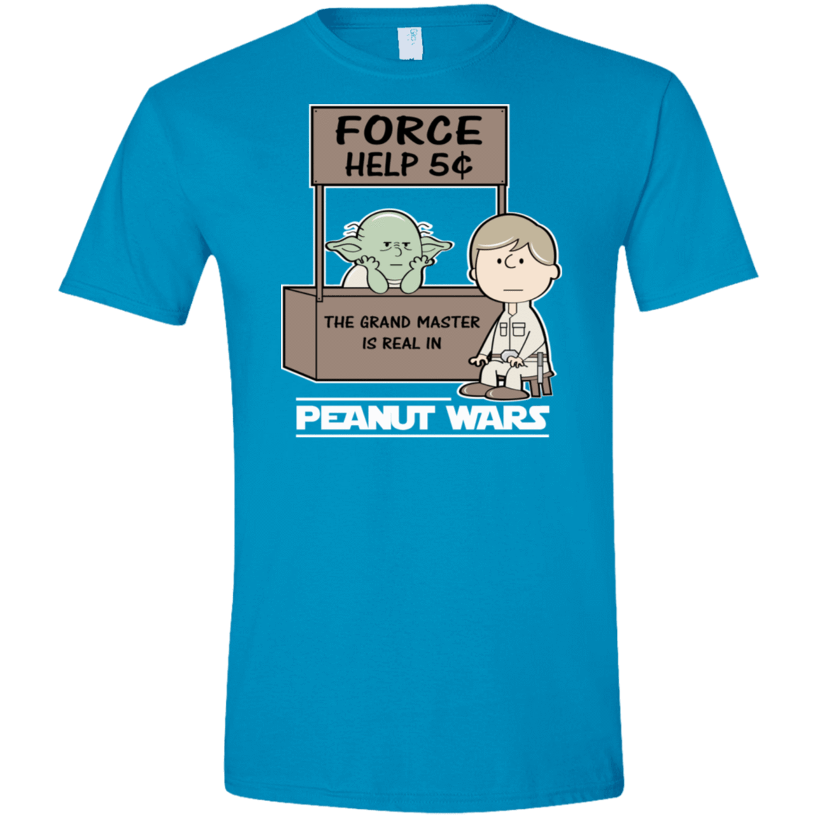 T-Shirts Sapphire / S Peanut Wars 2 Men's Semi-Fitted Softstyle