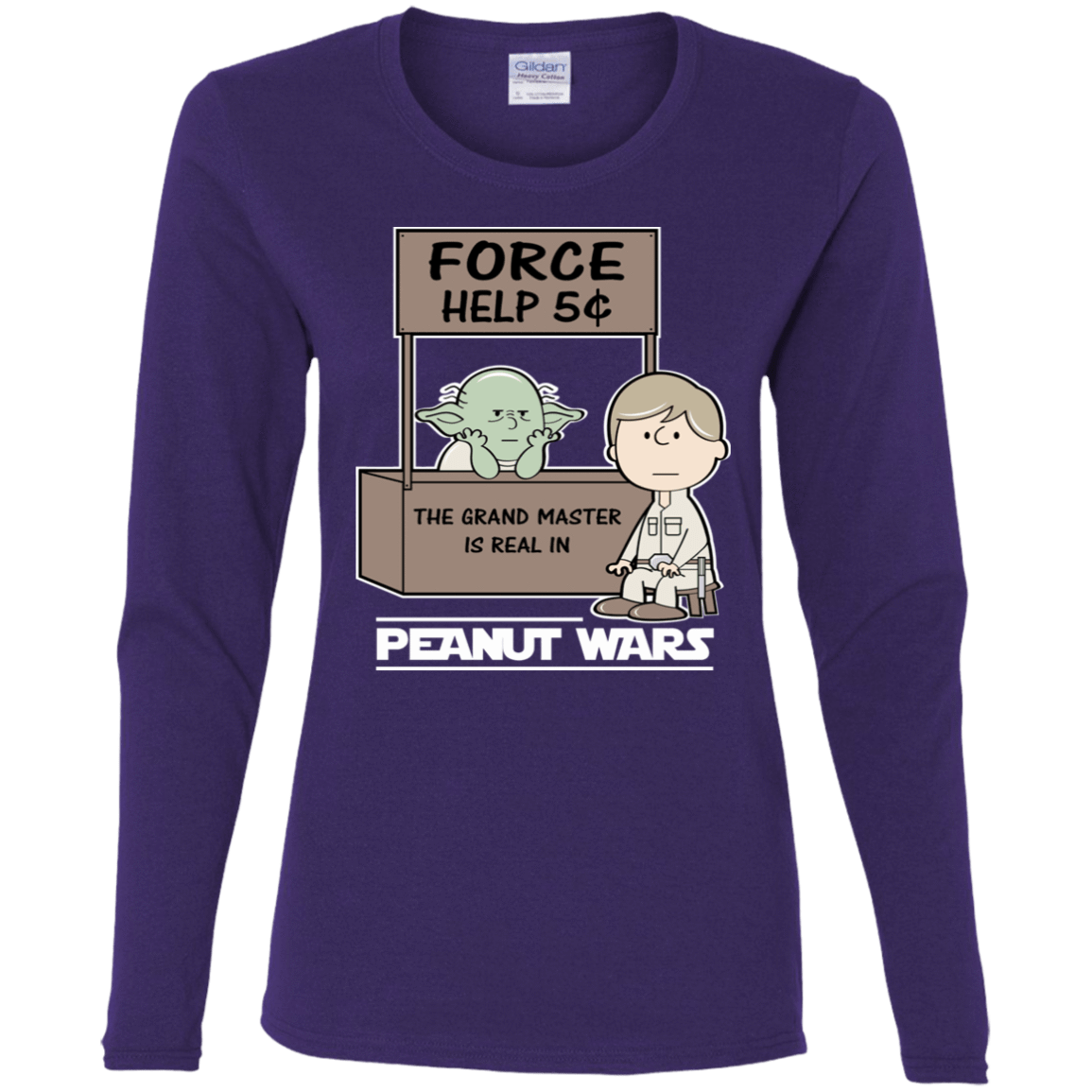 T-Shirts Purple / S Peanut Wars 2 Women's Long Sleeve T-Shirt