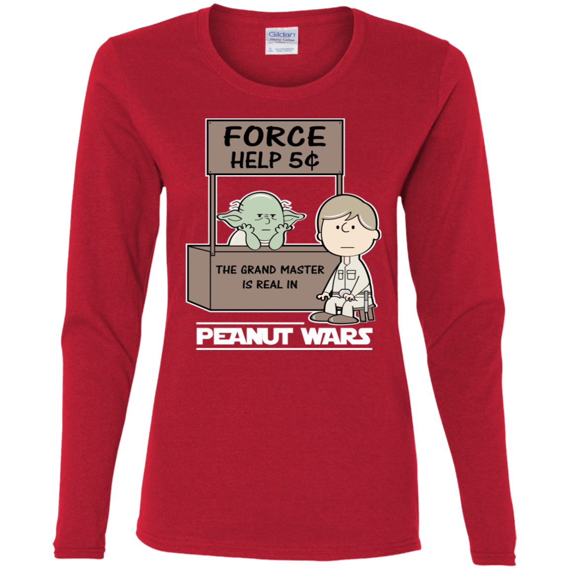 T-Shirts Red / S Peanut Wars 2 Women's Long Sleeve T-Shirt