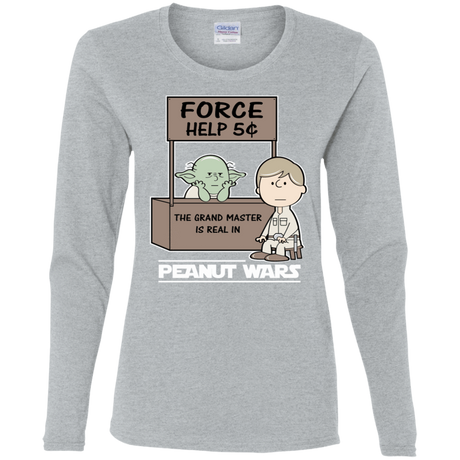 T-Shirts Sport Grey / S Peanut Wars 2 Women's Long Sleeve T-Shirt