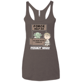 T-Shirts Macchiato / X-Small Peanut Wars 2 Women's Triblend Racerback Tank