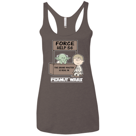 T-Shirts Macchiato / X-Small Peanut Wars 2 Women's Triblend Racerback Tank