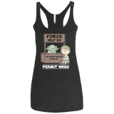 T-Shirts Vintage Black / X-Small Peanut Wars 2 Women's Triblend Racerback Tank