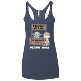 T-Shirts Vintage Navy / X-Small Peanut Wars 2 Women's Triblend Racerback Tank