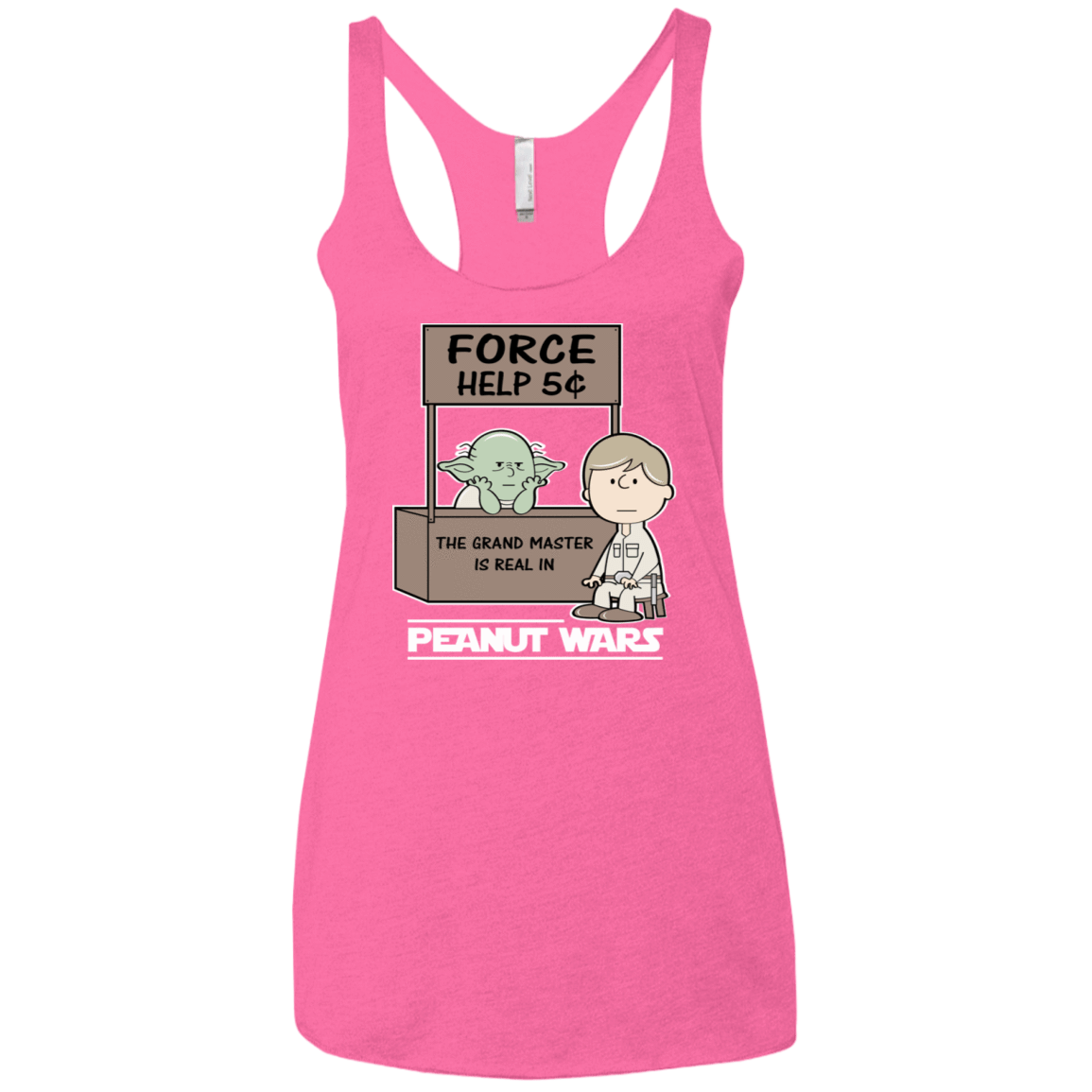 T-Shirts Vintage Pink / X-Small Peanut Wars 2 Women's Triblend Racerback Tank