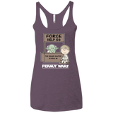 T-Shirts Vintage Purple / X-Small Peanut Wars 2 Women's Triblend Racerback Tank