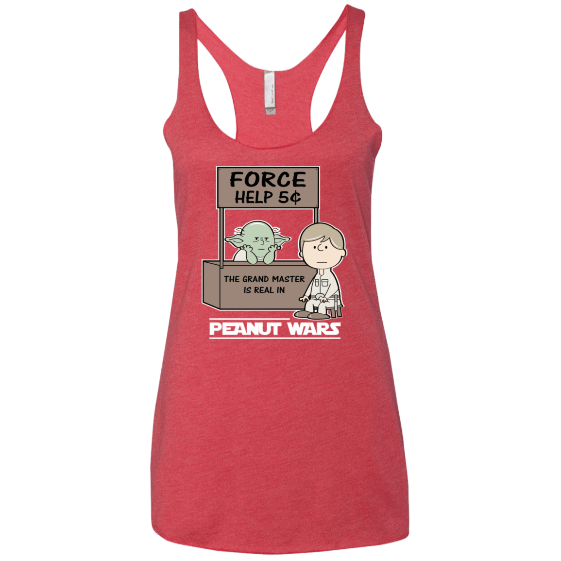 T-Shirts Vintage Red / X-Small Peanut Wars 2 Women's Triblend Racerback Tank
