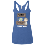 T-Shirts Vintage Royal / X-Small Peanut Wars 2 Women's Triblend Racerback Tank