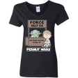 T-Shirts Black / S Peanut Wars 2 Women's V-Neck T-Shirt