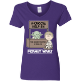 T-Shirts Purple / S Peanut Wars 2 Women's V-Neck T-Shirt