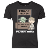 T-Shirts Vintage Black / YXS Peanut Wars 2 Youth Triblend T-Shirt