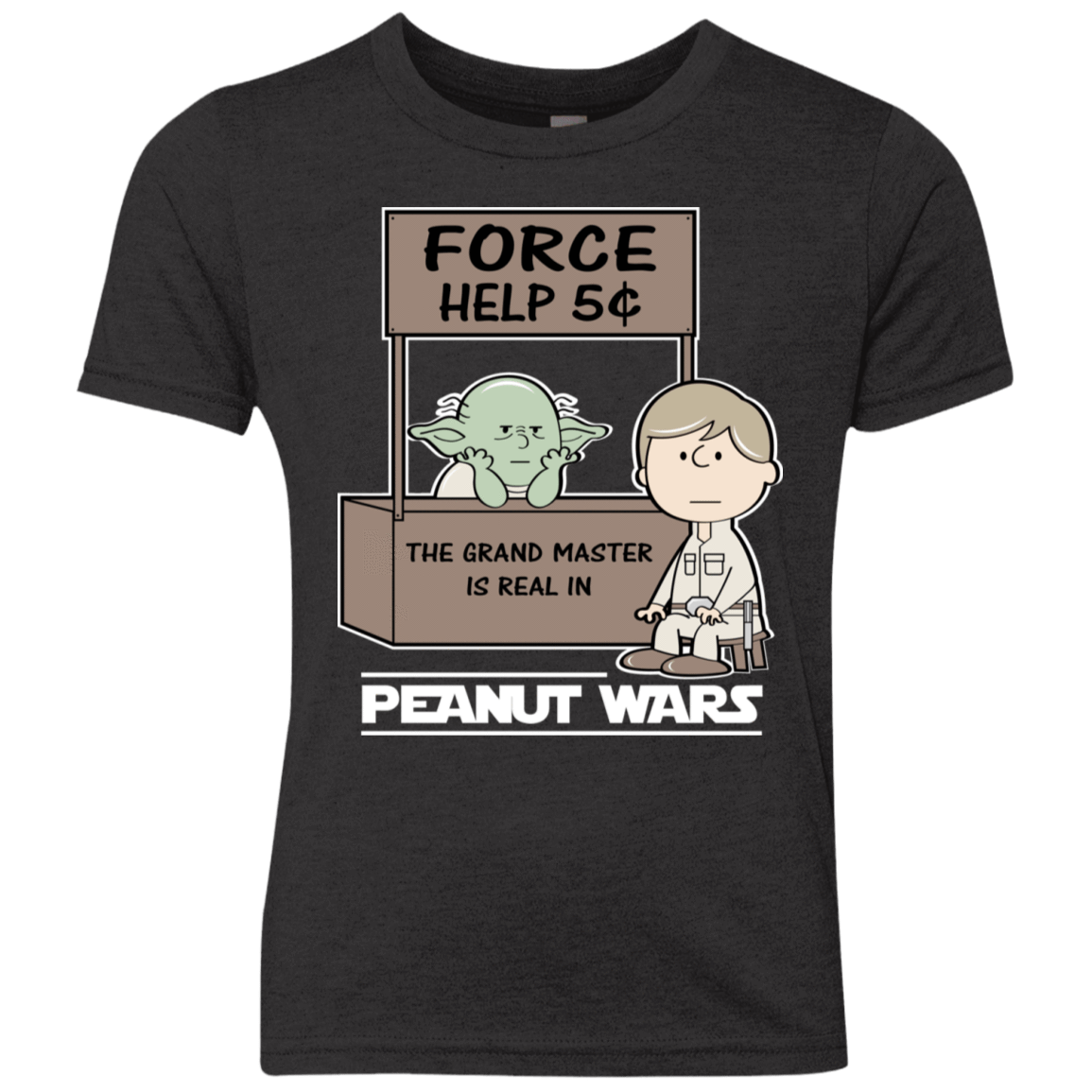 T-Shirts Vintage Black / YXS Peanut Wars 2 Youth Triblend T-Shirt