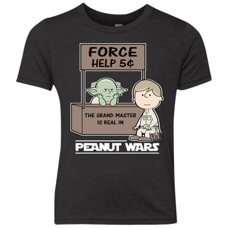 T-Shirts Vintage Black / YXS Peanut Wars 2 Youth Triblend T-Shirt