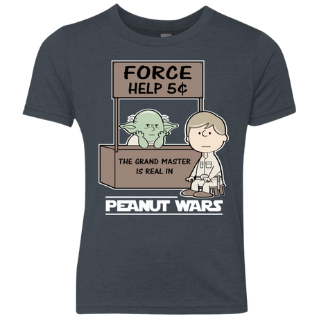 T-Shirts Vintage Navy / YXS Peanut Wars 2 Youth Triblend T-Shirt