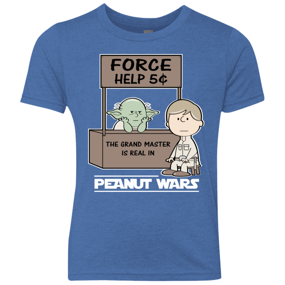 T-Shirts Vintage Royal / YXS Peanut Wars 2 Youth Triblend T-Shirt