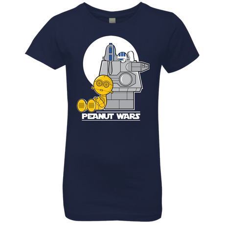 T-Shirts Midnight Navy / YXS Peanut Wars Girls Premium T-Shirt