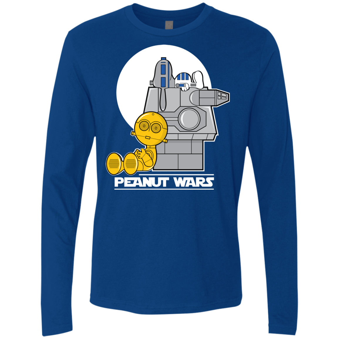 T-Shirts Royal / Small Peanut Wars Men's Premium Long Sleeve