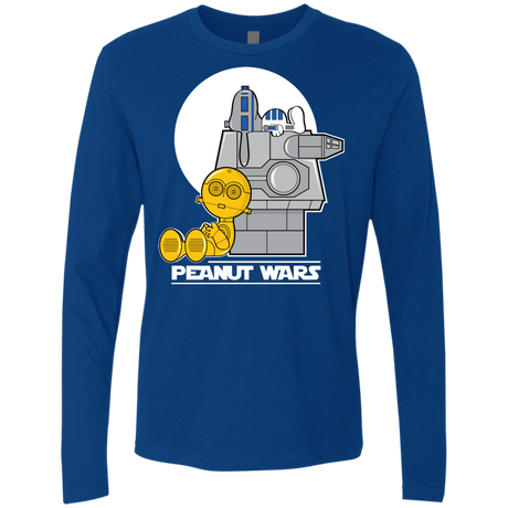 T-Shirts Royal / Small Peanut Wars Men's Premium Long Sleeve