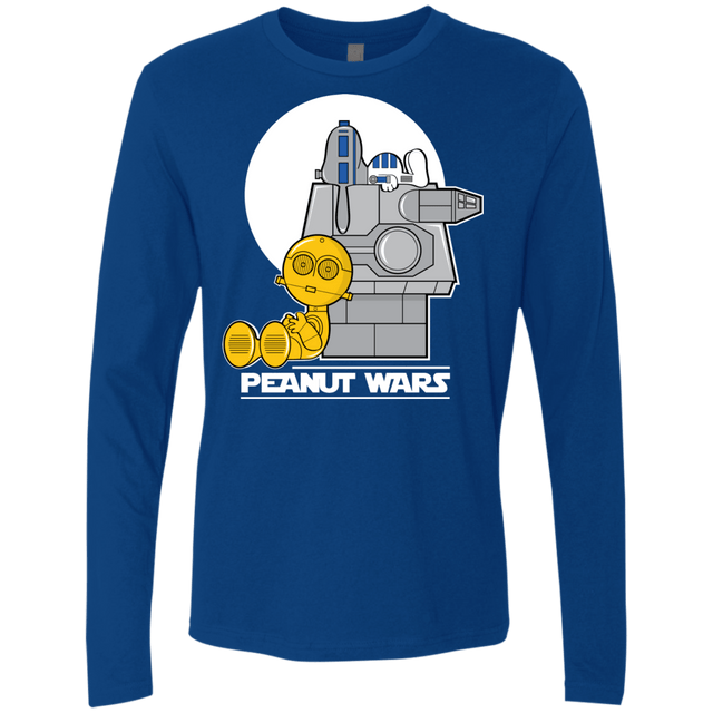 T-Shirts Royal / Small Peanut Wars Men's Premium Long Sleeve