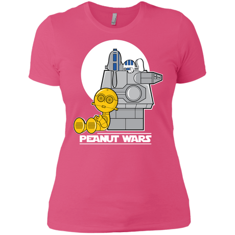 T-Shirts Hot Pink / X-Small Peanut Wars Women's Premium T-Shirt