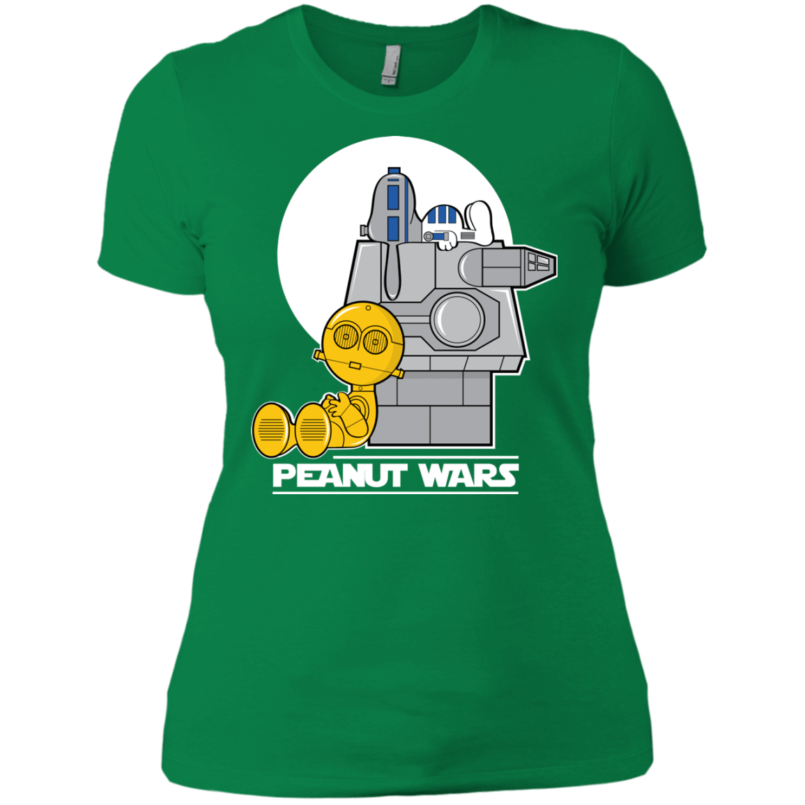 T-Shirts Kelly Green / X-Small Peanut Wars Women's Premium T-Shirt