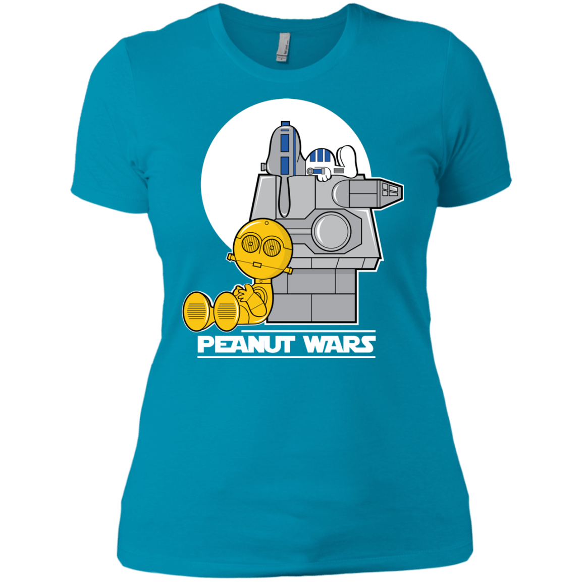 T-Shirts Turquoise / X-Small Peanut Wars Women's Premium T-Shirt